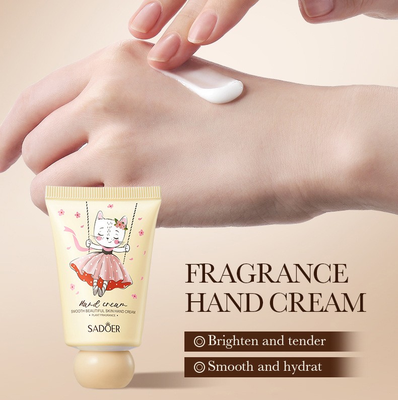 Крем для рук с ароматом Сакуры Sadoer, 40 гр.