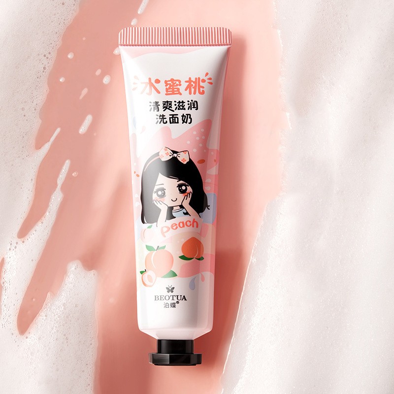 Пенка для умывания с экстрактом персика Beotua, 30 гр.