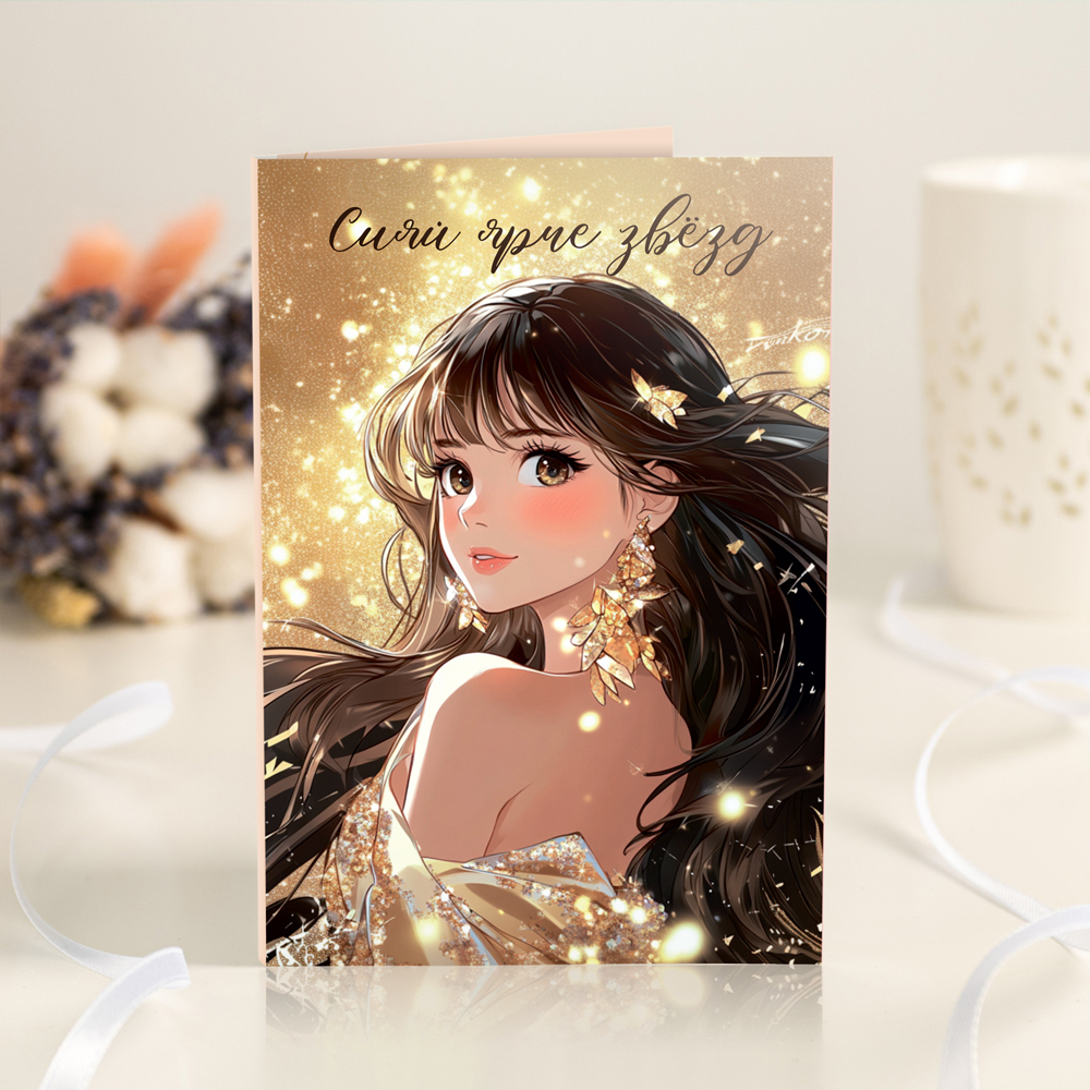 Открытка 4 шоколадки