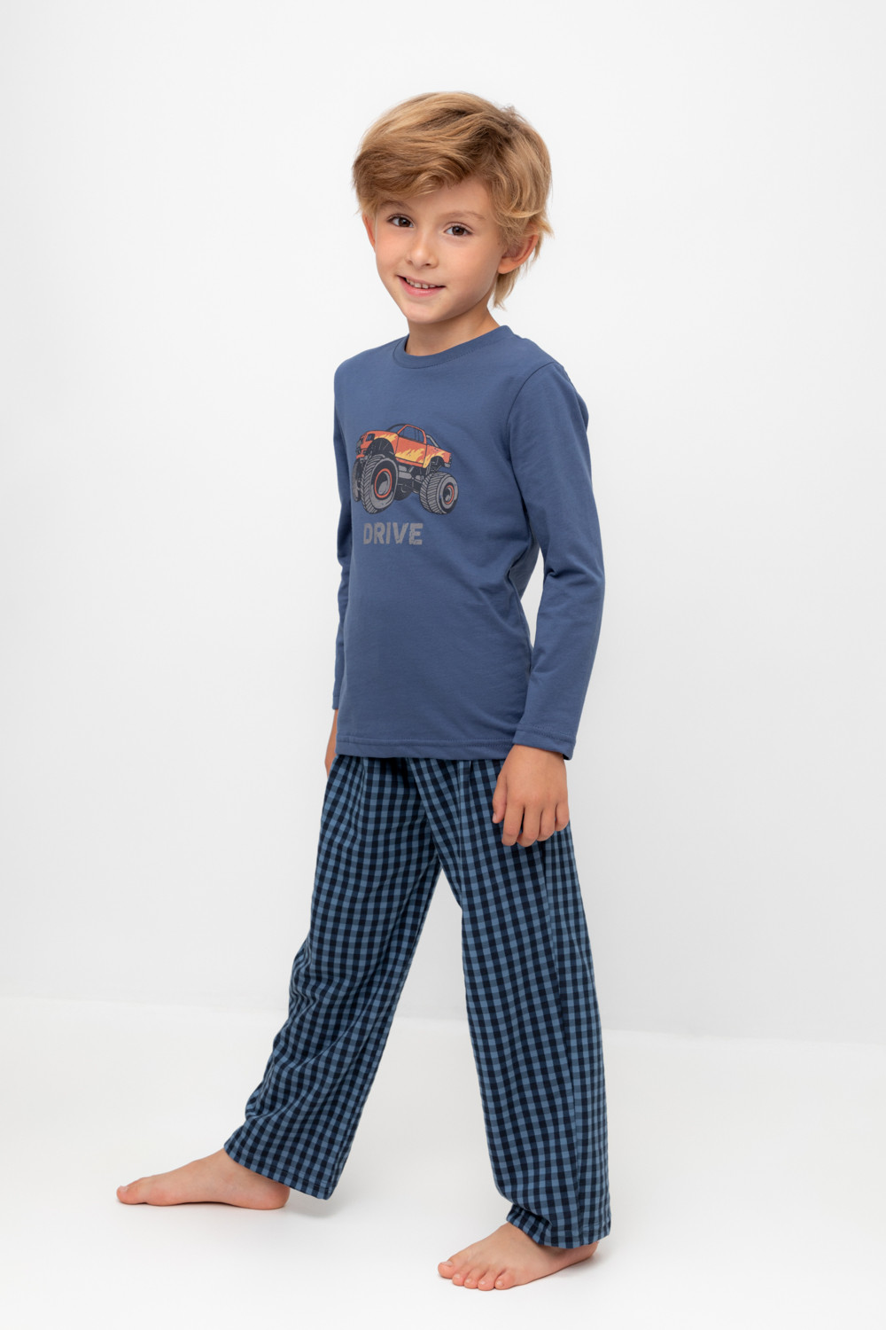 Crockid Пижама К 1600 грозовая туча, маленькая клетка Crockid