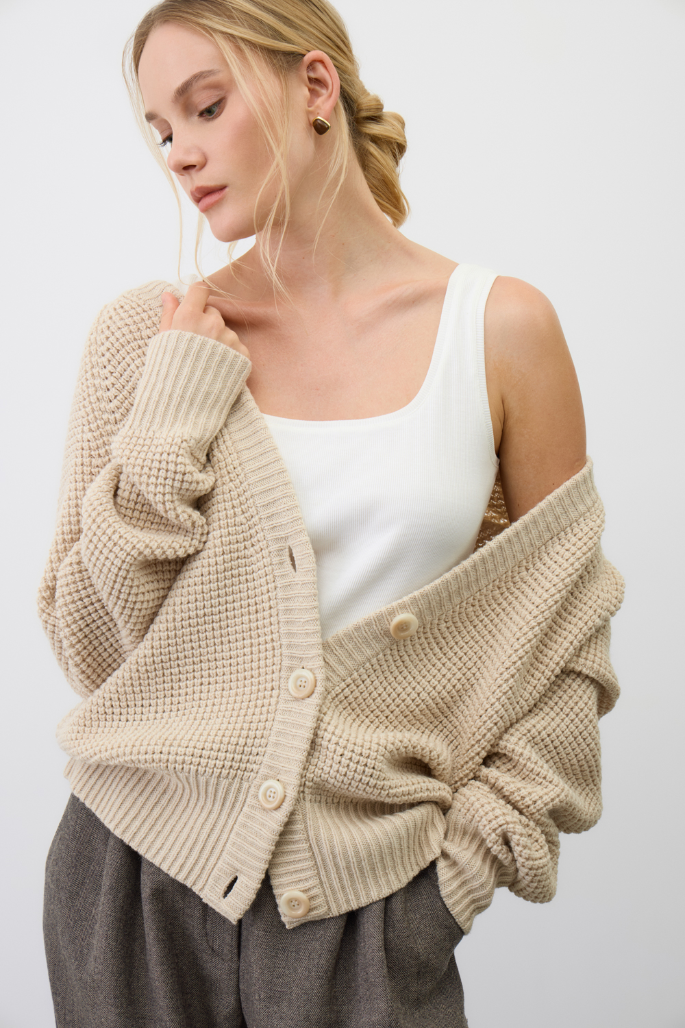 VN Кардиган ЕВ 30255/ш кремовый VN