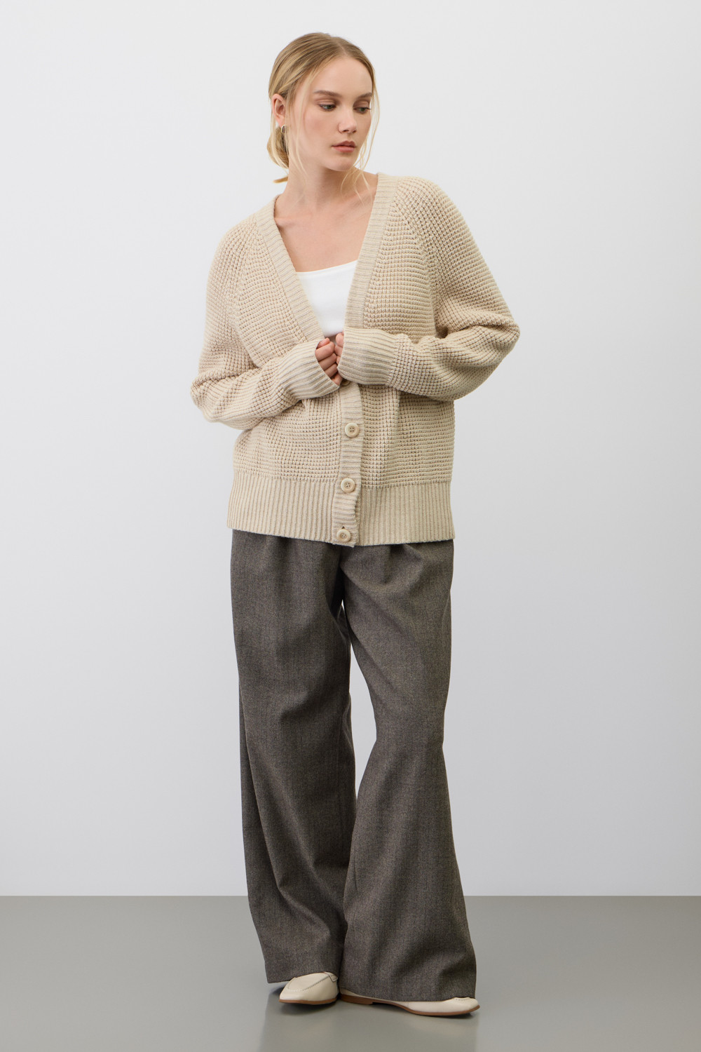 VN Кардиган ЕВ 30255/ш кремовый VN