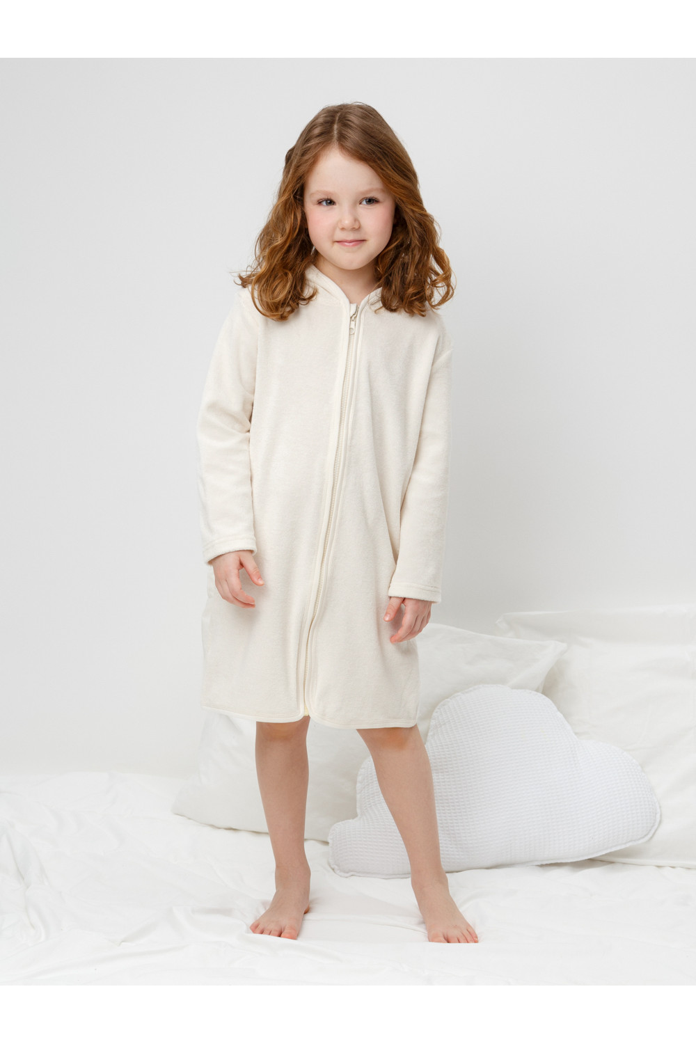 Crockid Халат К 5801 белая лилия(котенок) Crockid