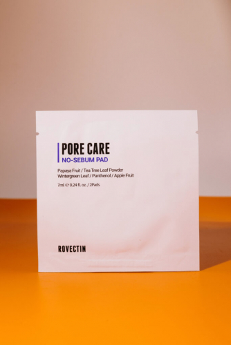 Тонер - пэды для работы с порами ROVECTIN Pore Care No-Sebum Pad 2Pads*7ml