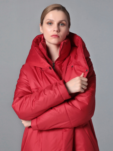 Пальто дем. 25321 красный