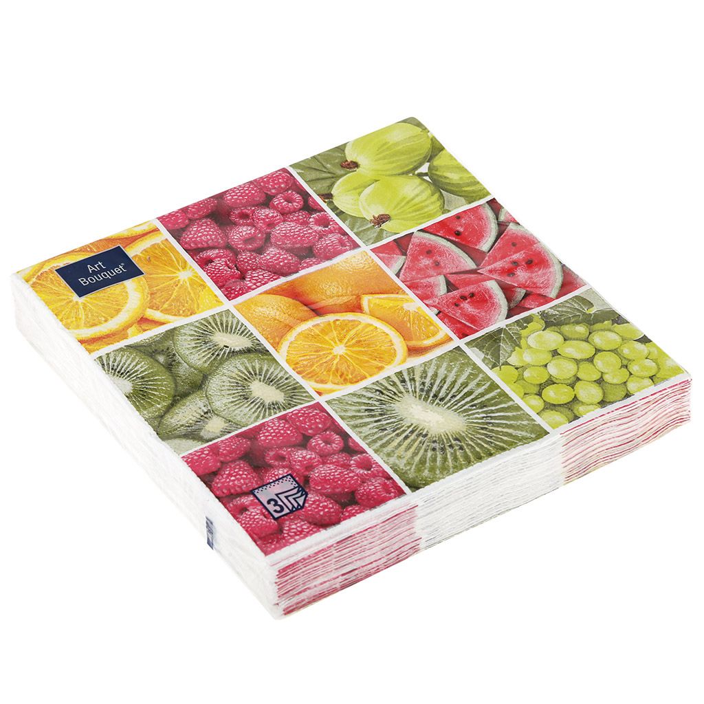 Ф300 Салфетки Art Bouquet 33*33, 3-х сл, 20шт.