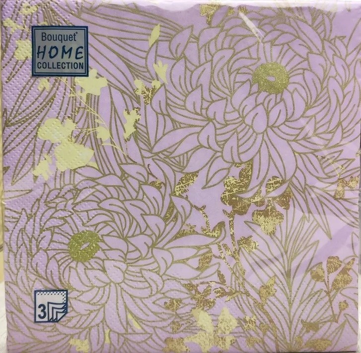Ф6010 Салфетки Bouquet Home 20л 3-х сл.
