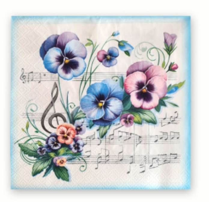 Ф4300 Салфетки Art Bouquet 33*33, 3-х сл, 20л