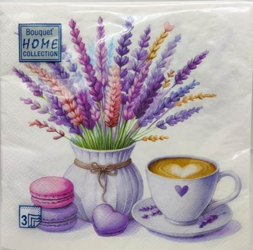 Ф594 Салфетки Bouquet Home 20л 3-х сл.
