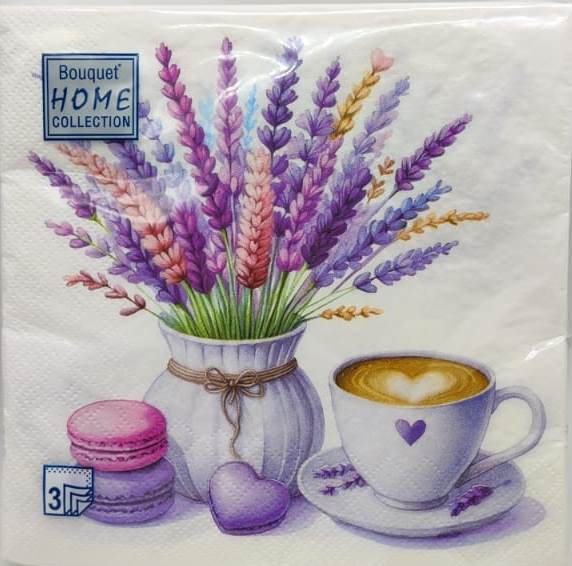 Ф594 Салфетки Bouquet Home 20л 3-х сл.