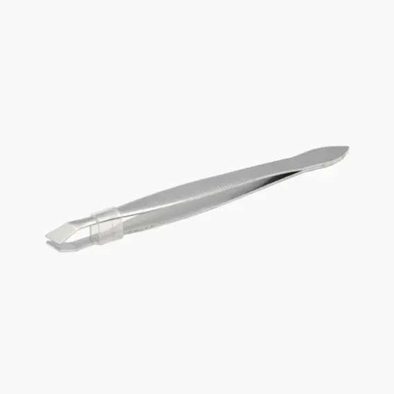 Пинцет TW08 сталь косметич со стопером 8,5см