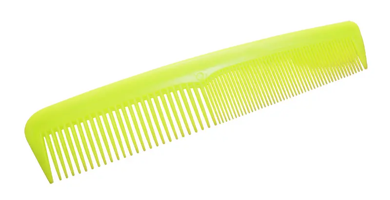 Расческа SZ-8218 Acid Yellow(жёлтый), SZ, opp032, x, комбинир.средняя