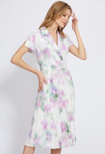 Платье Bazalini 4900 бело-розовый