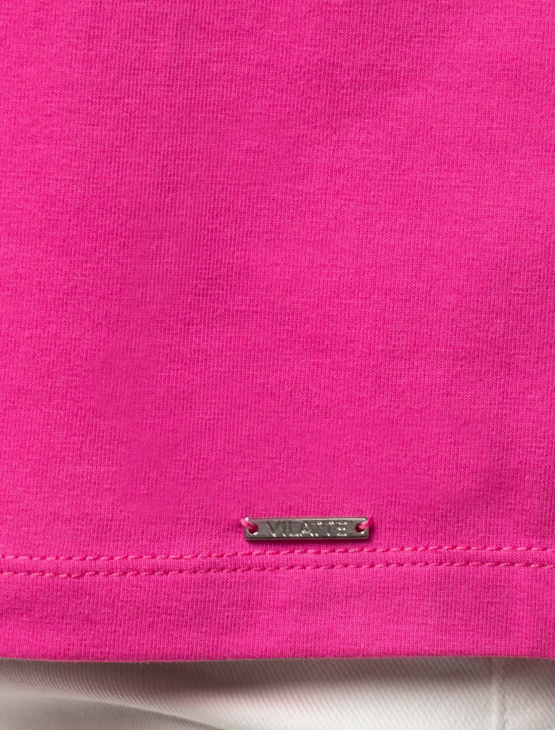 Ст.цена 1290р Футболка из премиального хлопка с эластаном D49.894 фуксия_wind