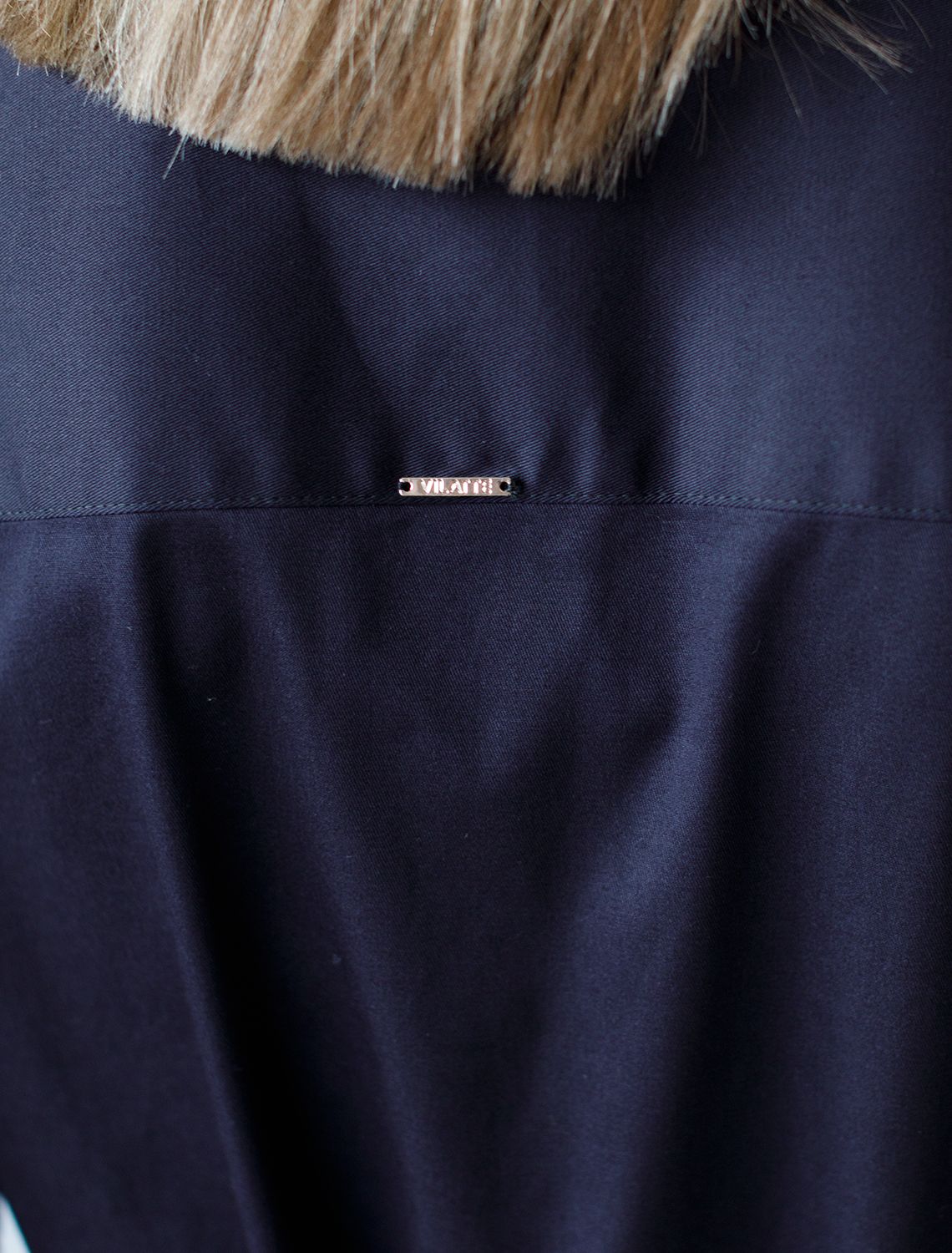 Ст.цена 4290р Платье в стиле сафари с отложным воротником D22.253 синий