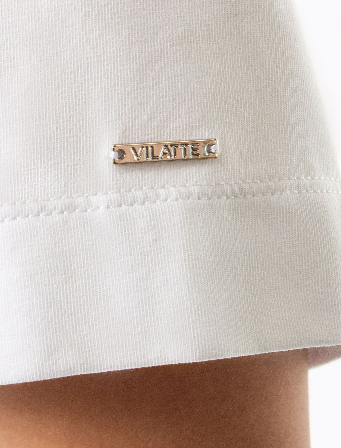 Ст.цена 1190р Футболка из премиального хлопка с эластаном D49.987 белый