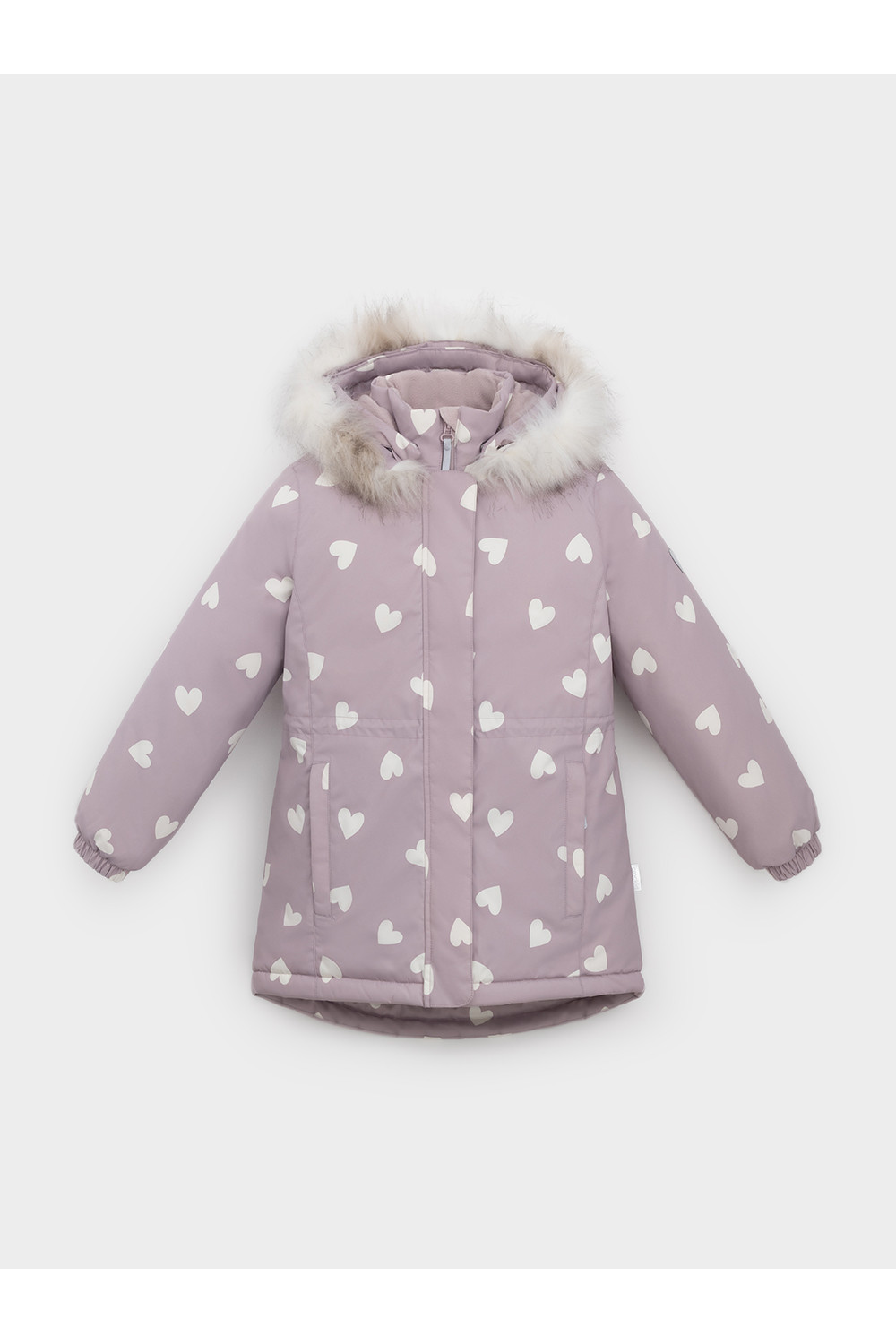 Crоckid Куртка ВК 38122/н/1 УЗГ кофейная роза, красивые сердца Crоckid