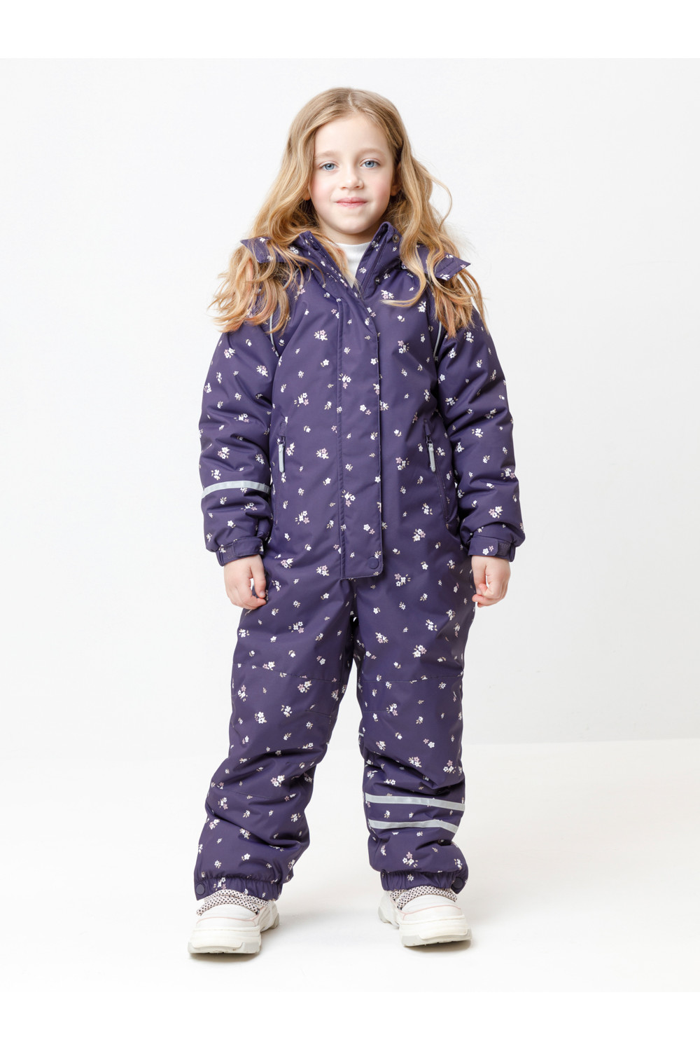 Crоckid Комбинезон ВК 60098/н/11 ГР темно-сливовый, красивые цветы Crоckid