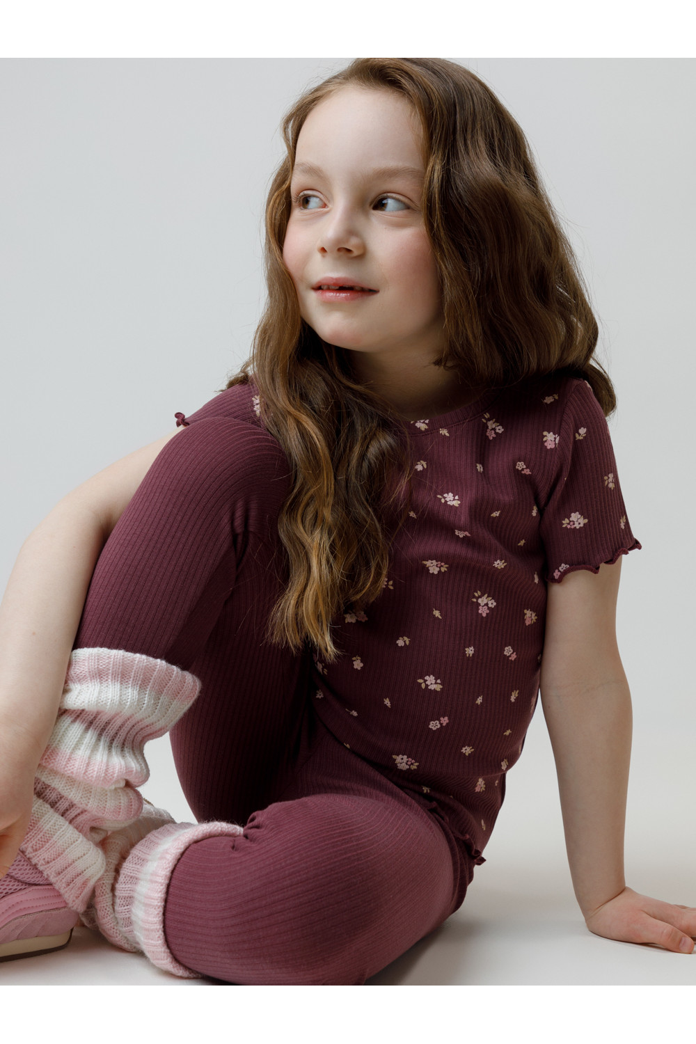 Crockid Брюки КР 400873 бордовый 1411 к651 Crockid