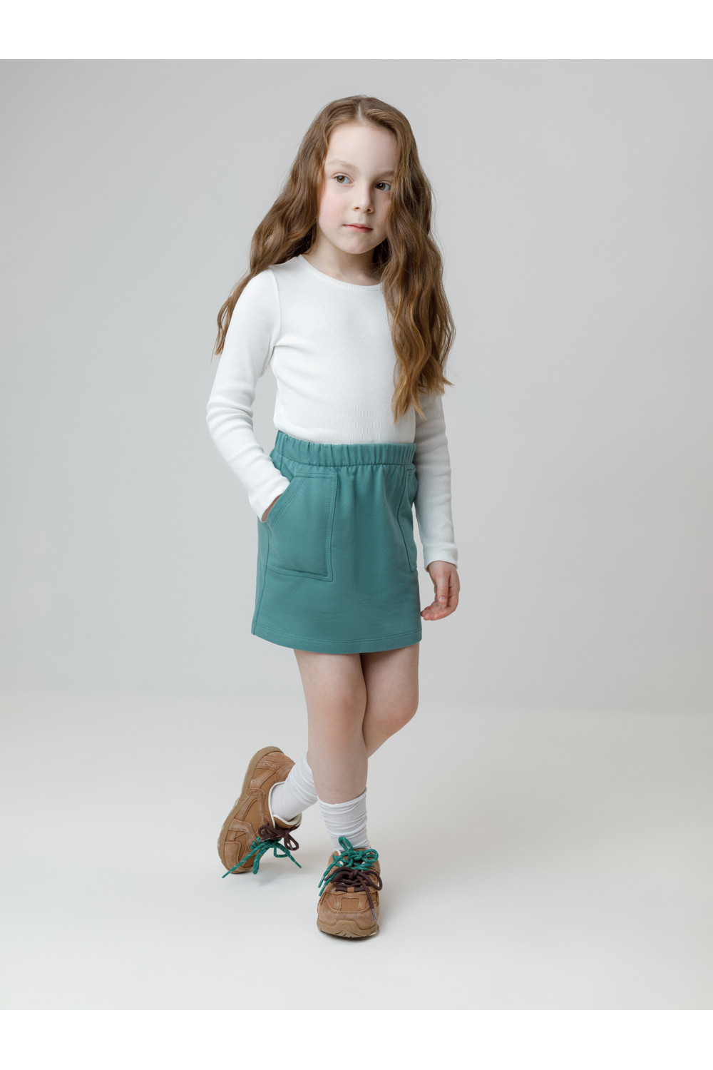 Crockid Юбка КР 7150 бирюзовый тон к629 Crockid