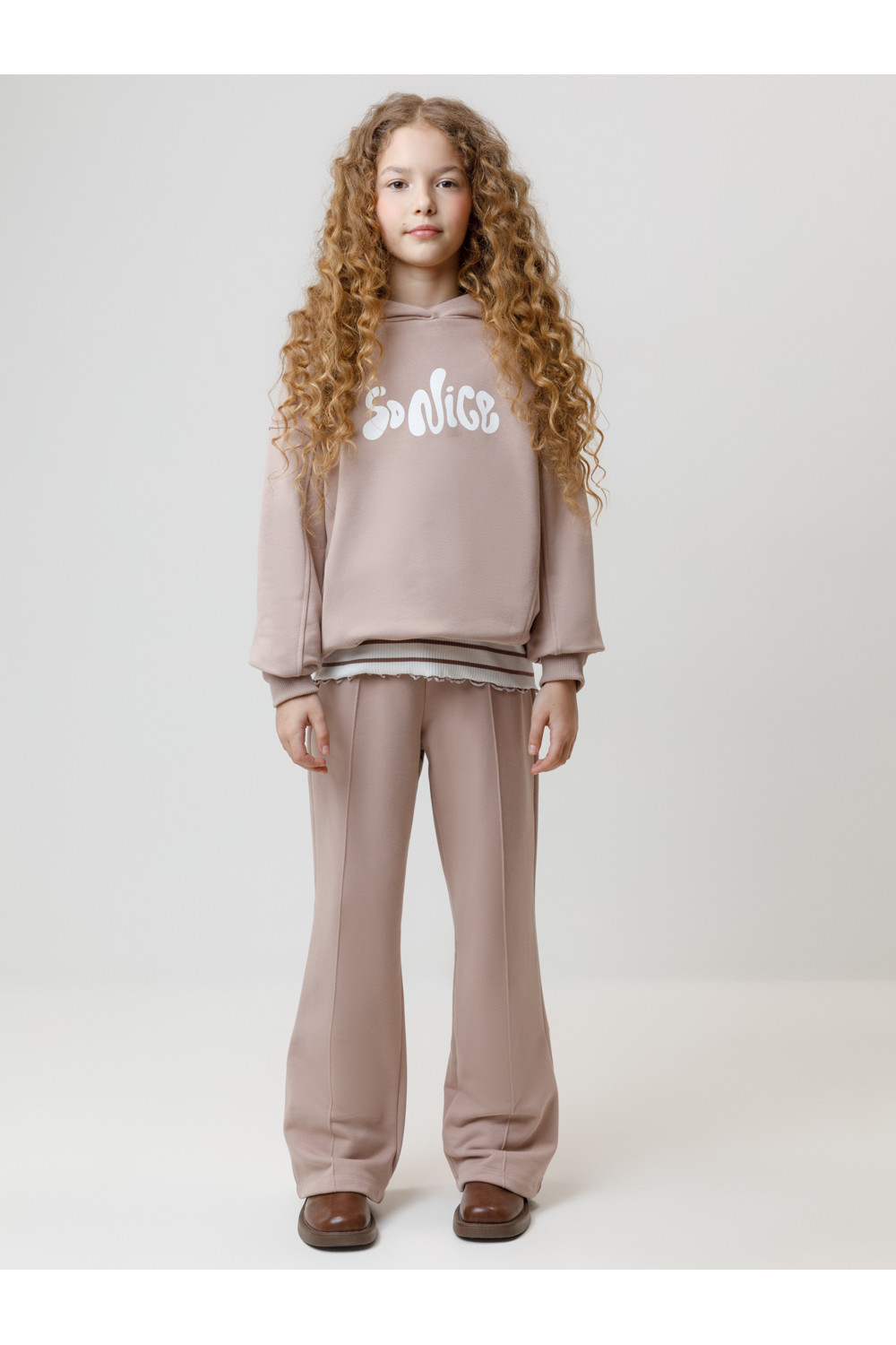 Crockid Брюки КР 400846 латте к627 Crockid