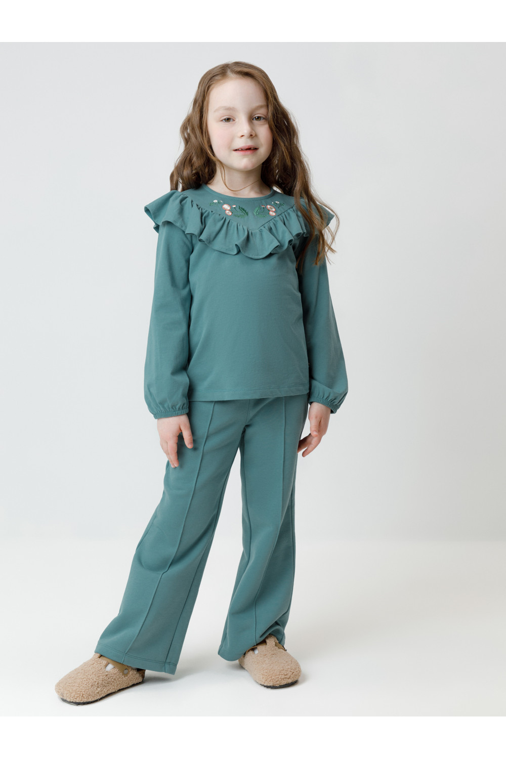Crockid Брюки КР 400846 бирюзовый тон к629 Crockid