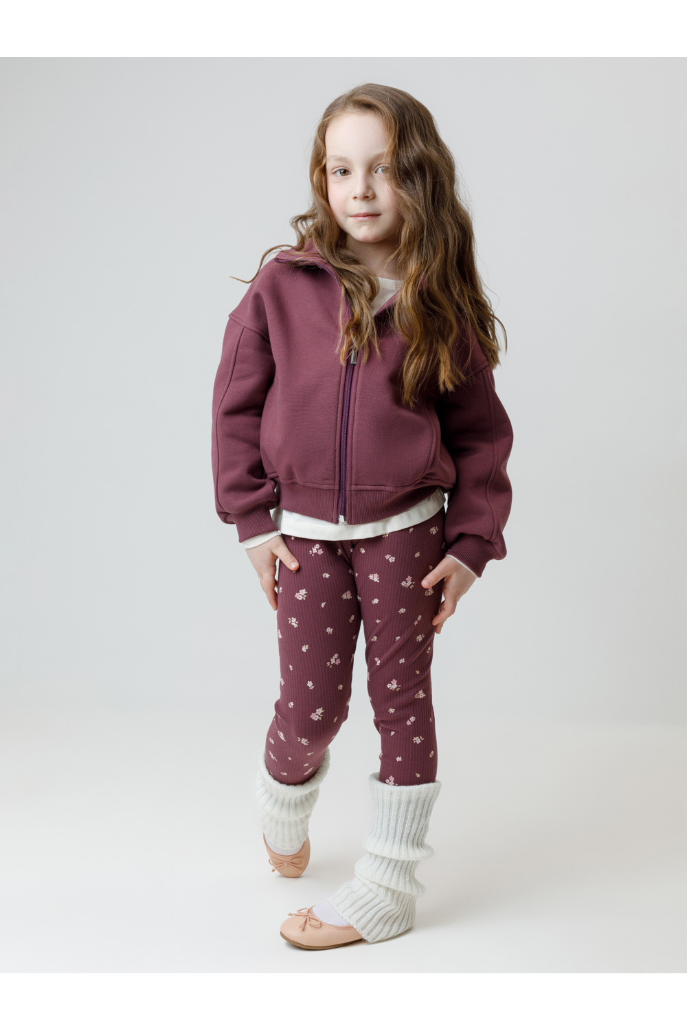 Crockid Брюки КР 400874 бордовый 1411 Н068.1 к651 Crockid