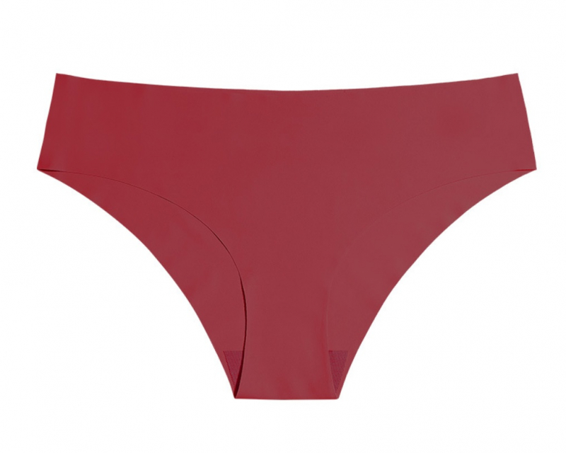 Бесшовные трусы-слипы . Красные, M