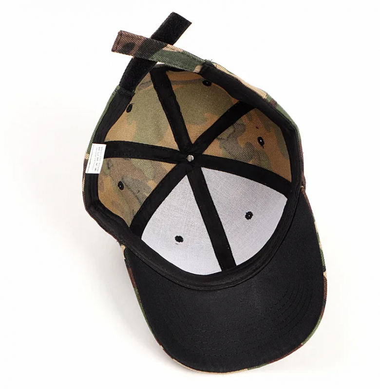 Бейсболка принт Камуфляж. Зеленая