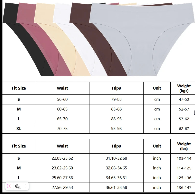 Бесшовные трусы-слипы . Красные, M