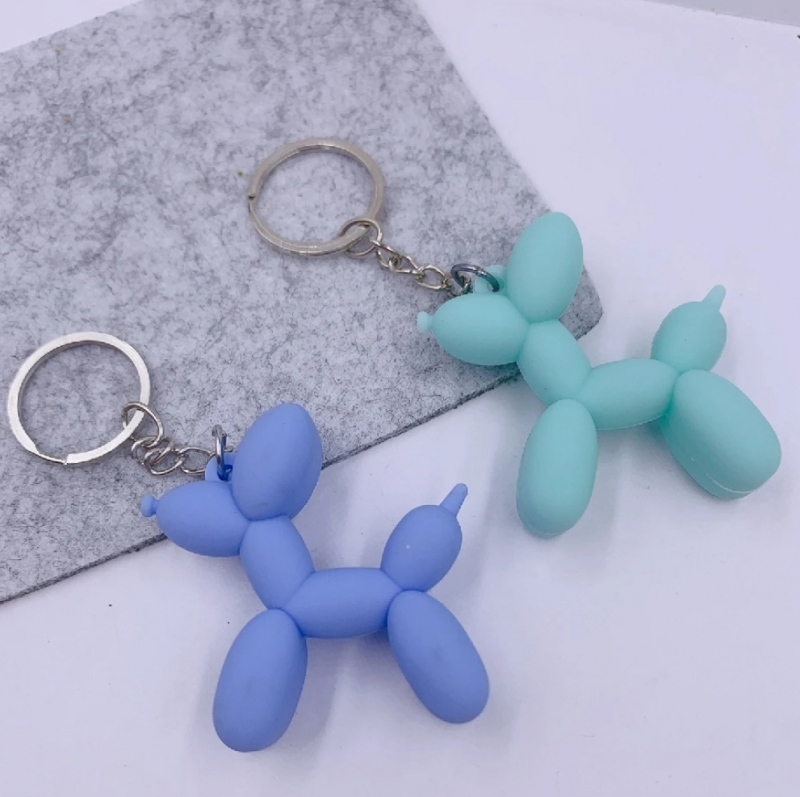 Брелок воздушный шар Собака. Мятный