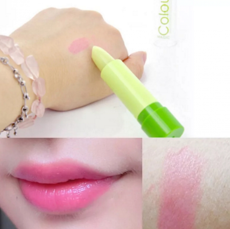 Гигиеническая помада. Меняет цвет. ХИТ!