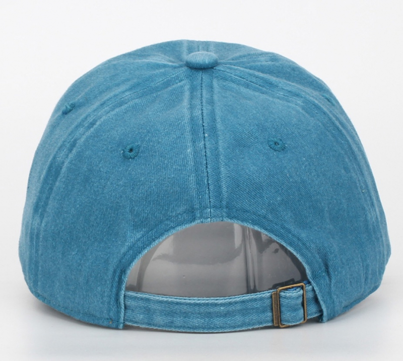 Бейсболка джинсовая потертая. Синяя