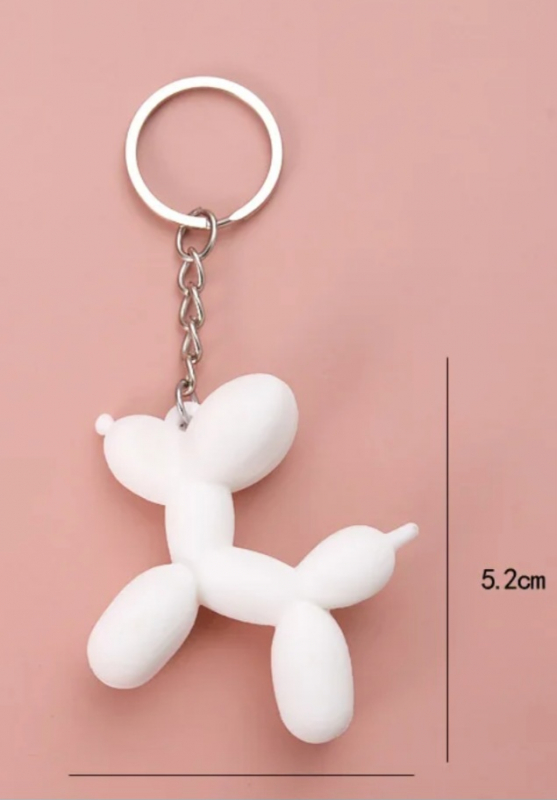 Брелок воздушный шар Собака. Терракотовый