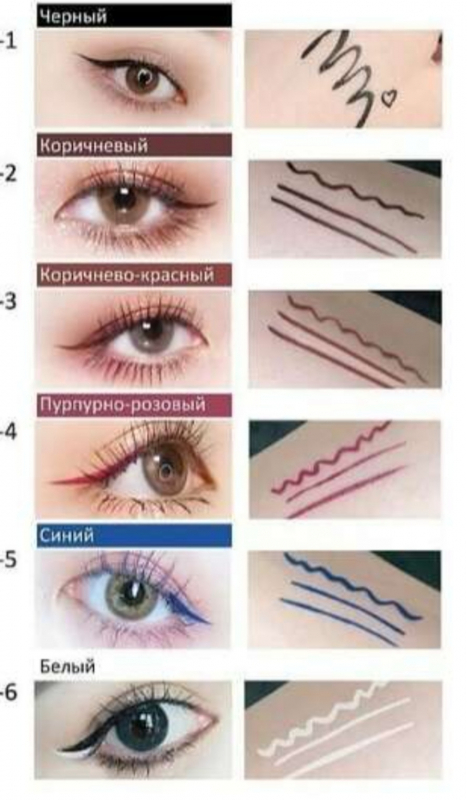 Карандаш для глаз водостойкий 2 (коричневый))