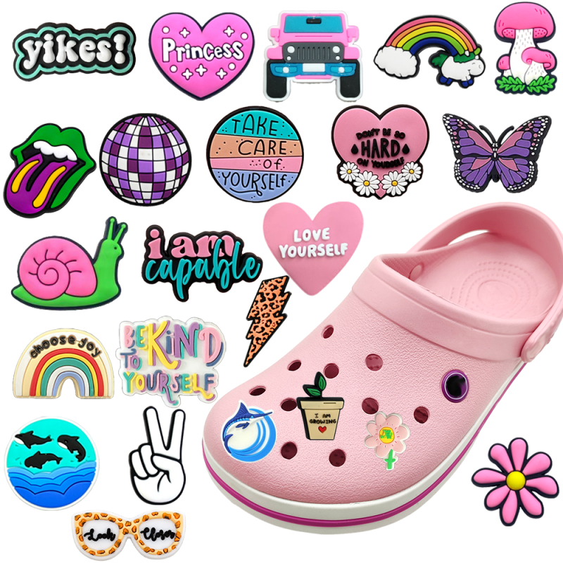 Мультяшные джибитсы для сабо в ассортименте (10шт) ХИТ!