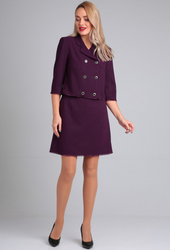 Комплект Viola Style 2698 баклажан