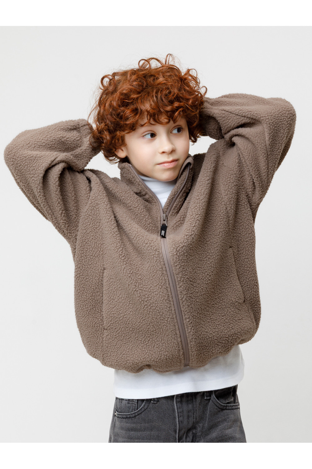Crockid Куртка ФЛ 34028/2 ГР кофейный Crockid