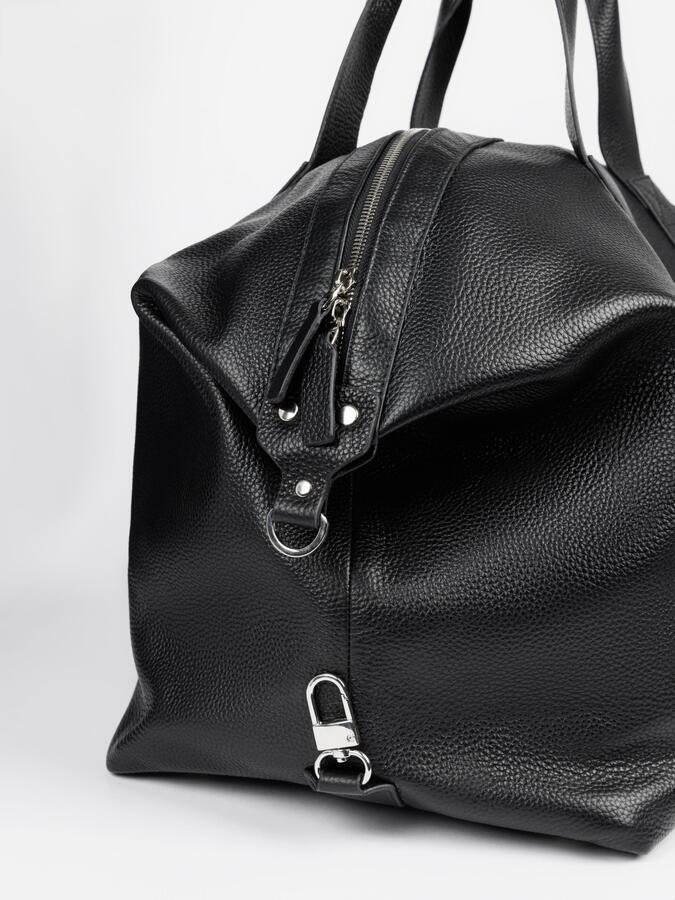 Мужская кожаная сумка Richet 3208LN 683 Черный