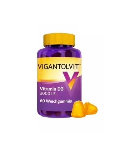ВИГАНТОЛВИТ® Витамин D3 2000 МЕ 60 шт Vigantol