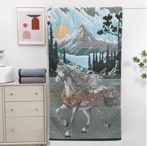 Полотенце стеганое