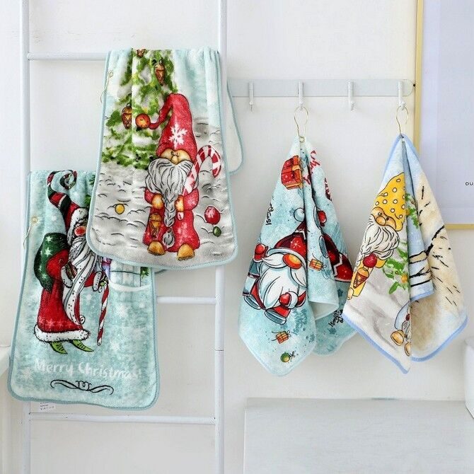 Полотенце из микрофибры с карабином