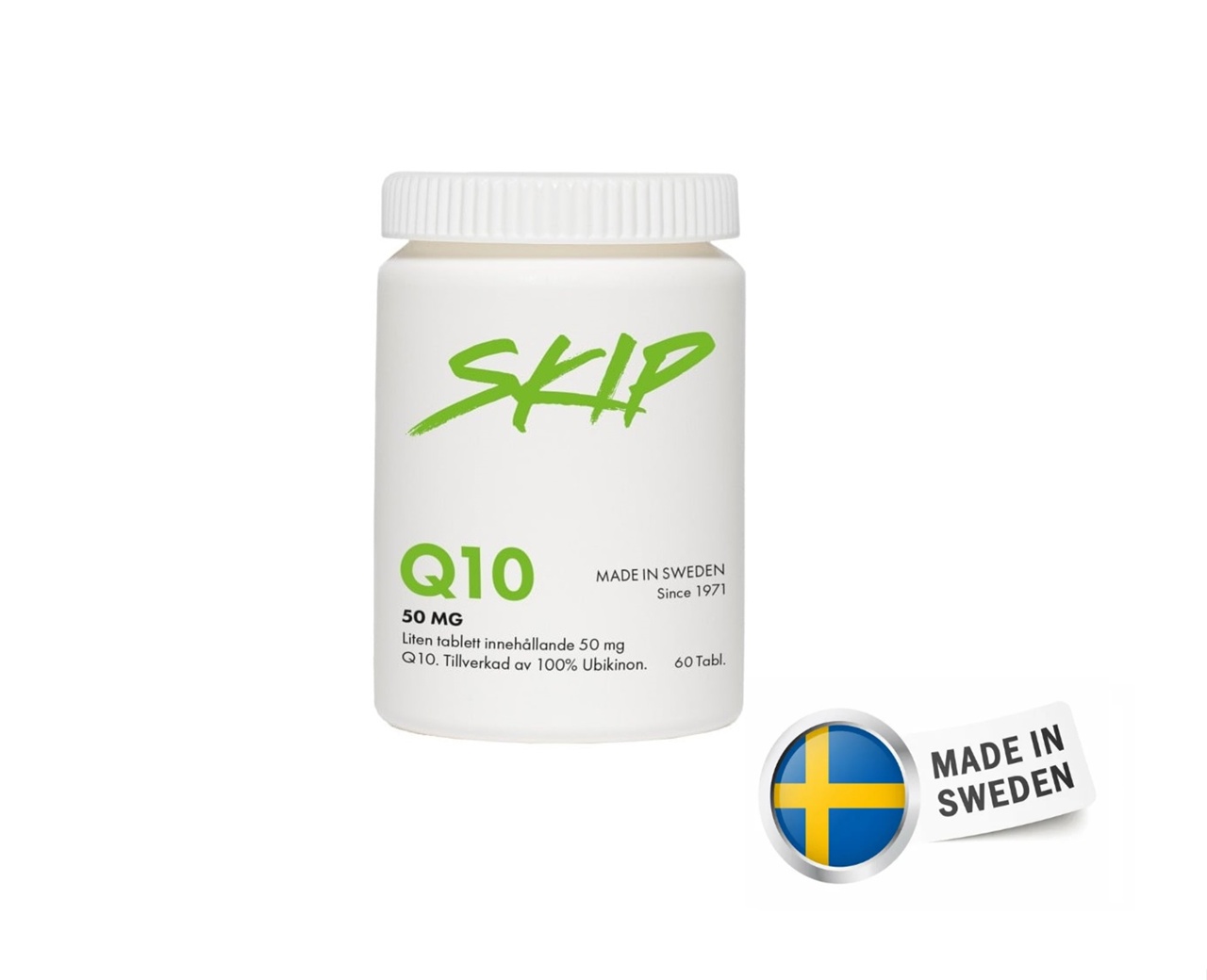 Коэнзим Q10 50мг Skip 60 таблеток (Швеция)