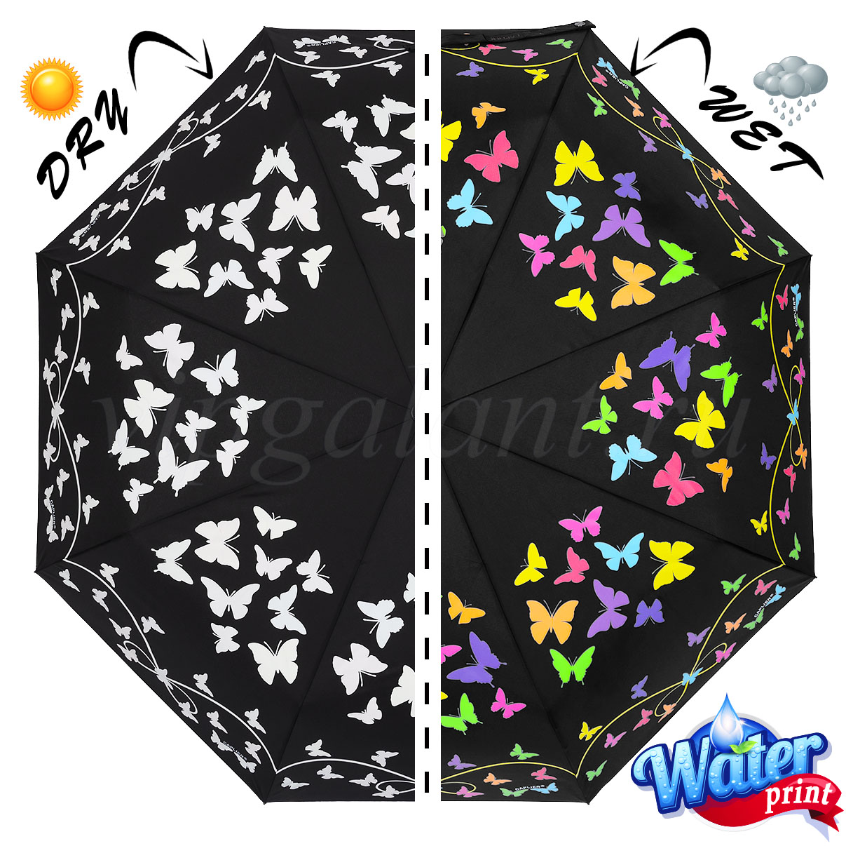 Зонт женский Caplier C2026 Проявлялка