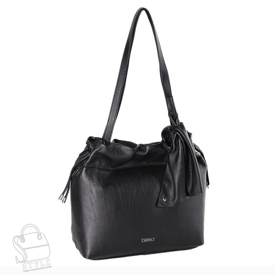 Сумка женская кожаная 98118 black Velina Fabbiano-Safenta/30