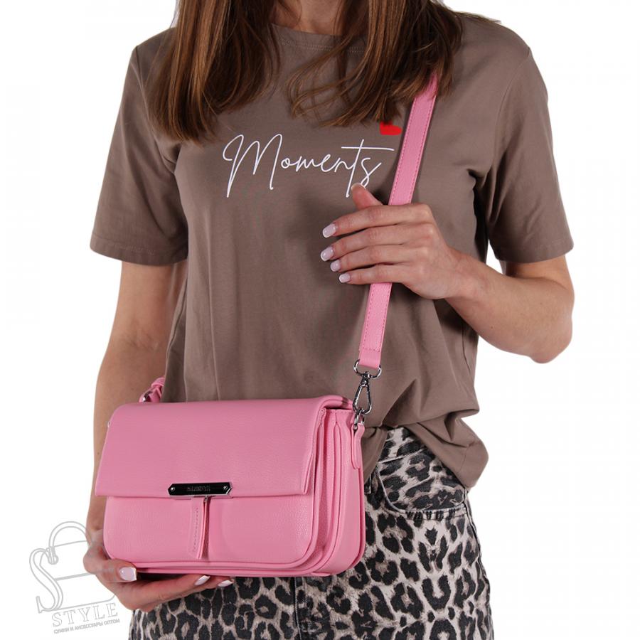 Сумка женская 29222 pink Velina Fabbiano-Safenta/30 в Новосибирске