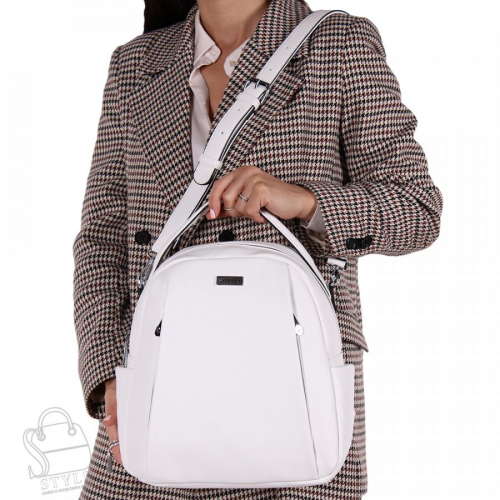 Рюкзак женский 670075-1 white Velina Fabbiano-Safenta/30 в Новосибирске