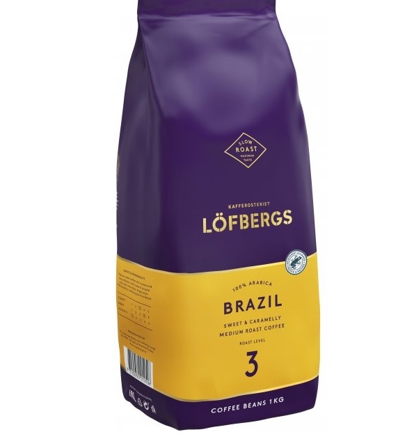 Кофе в зернах Lofbergs Brazil 1 кг