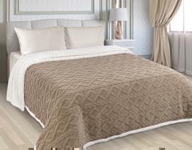 Покрывало меховое Диана Марианна, 82 карамельный