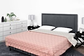 Покрывало ультрастеп однотонное полисатин Бояртекс, 14-1418, персиковый